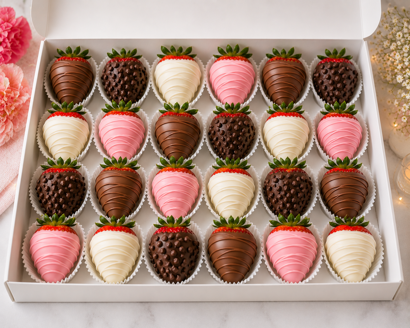 Chocolate Strawberries · 24