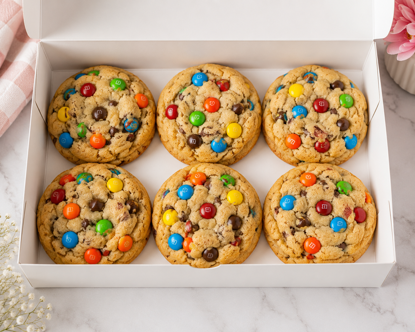 M&M Cookies · 6 Pack